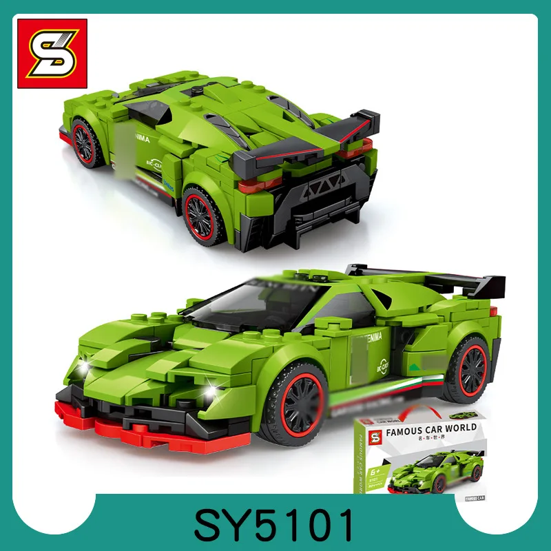 

754 шт., Детский конструктор «автомобиль из АБС-пластика»