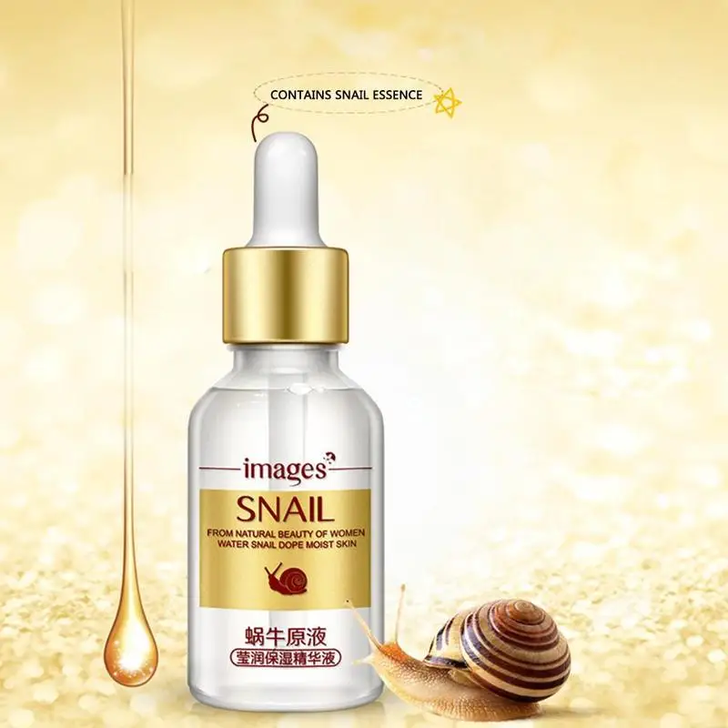 

15ml Snail Extract Serum Hyaluronic Acid Whitening Moisturizing Face Serum Anti Firm Repair Skin Care