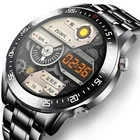 GUOLING 2021 Модные мужские Смарт-часы с круглым сенсорным экраном IP68 Водонепроницаемые спортивные фитнес-часы Роскошные Смарт-часы для мужчин