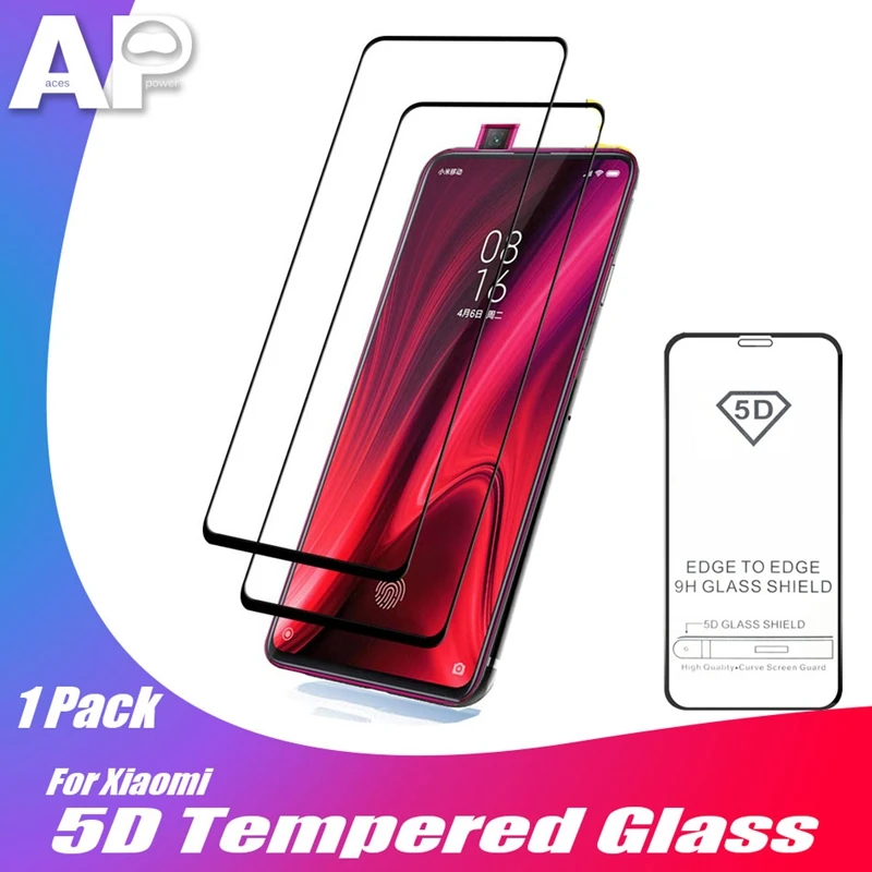 Защитное стекло Acespower для Xiaomi Redmi Note 4 4X 5 5A 6 K20 PRO 9 9X GO PLAY Pocophone F1 закаленное с полным