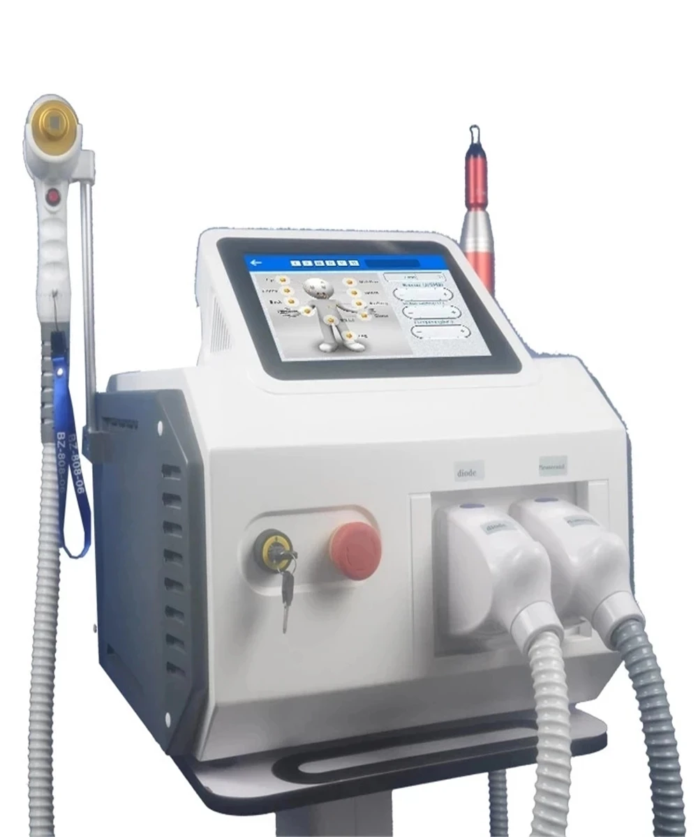 

2 in 1 multi-function Beauty Machine high quality diode laser hair removal Tattoo Removal picosecond