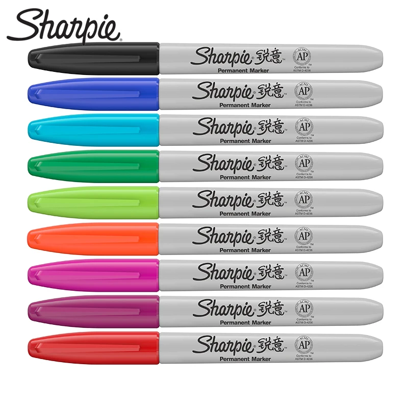 America Sharpie Colorful Golden Marker Pens Waterproof Oil Paint Pen Markers