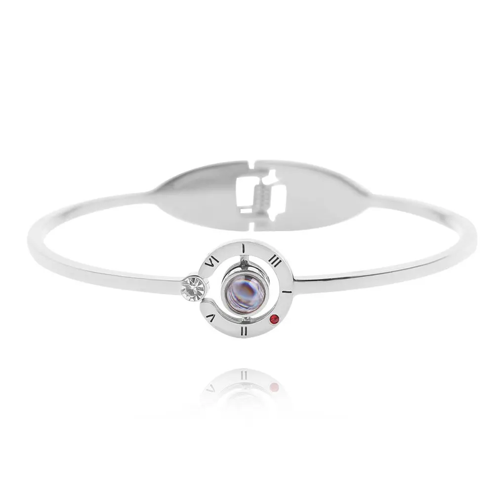 Очаровательные женские браслеты с памятью я люблю тебя на 100 языках сплав розовое