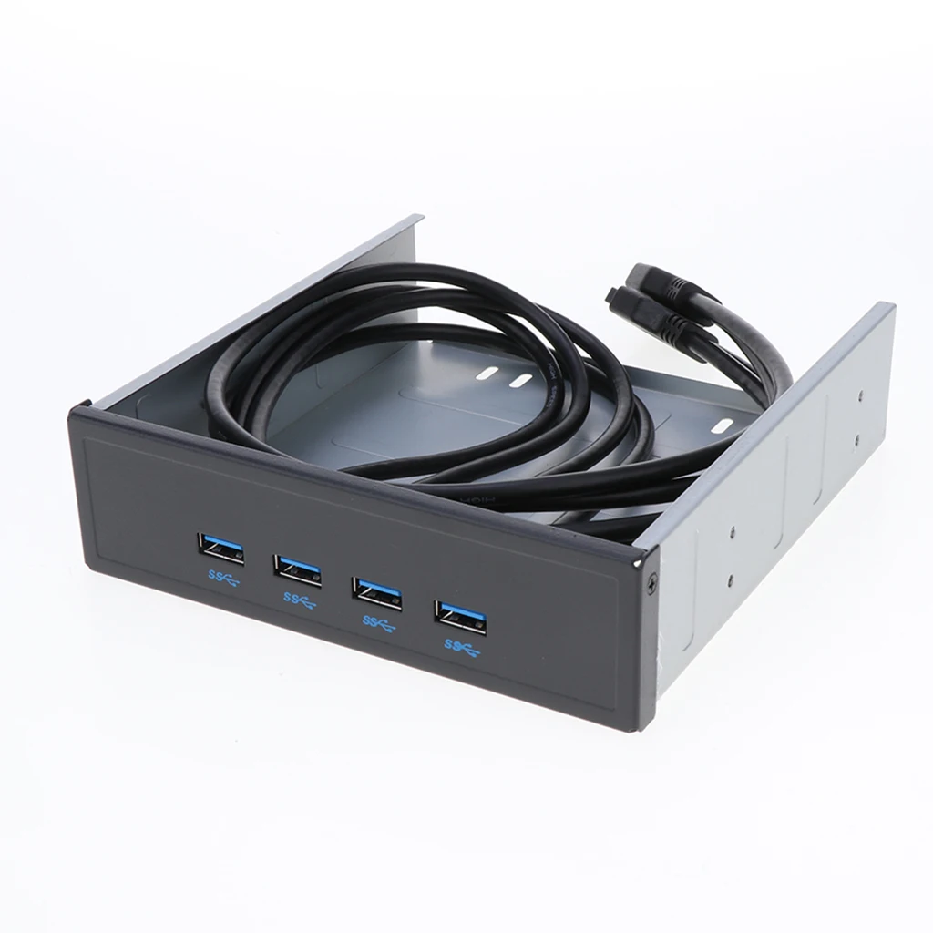 Оптический привод отсек 4 порта USB 3 0 концентратор адаптер с 20 Pin кабель заголовка