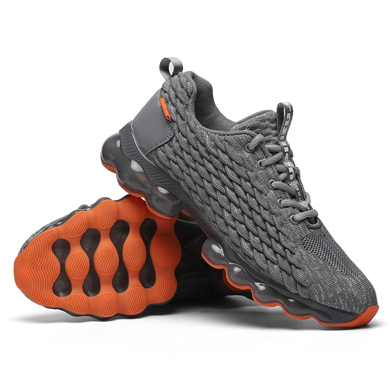 Plus Size EU38-46 Mens Wearable Breathable Sneaker Shoes Damping Lightweight Outdoor Casual Rubber Mixed Colors | Обувь