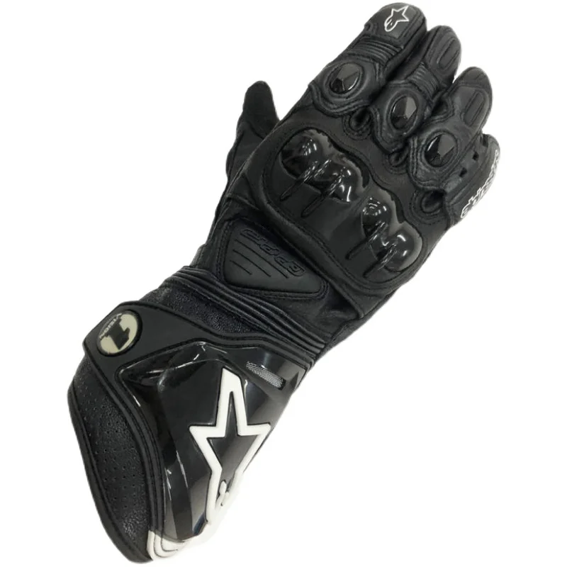 

Italian GP-PRO leather long gloves Gloves original single classic motorcycle riding protective gloves