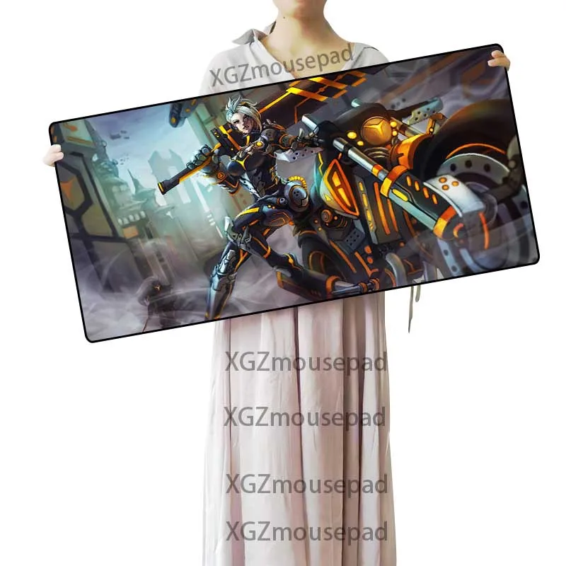 XGZ большой коврик для мыши модный Riven мотоцикла игровой с Черным Замком по краю на