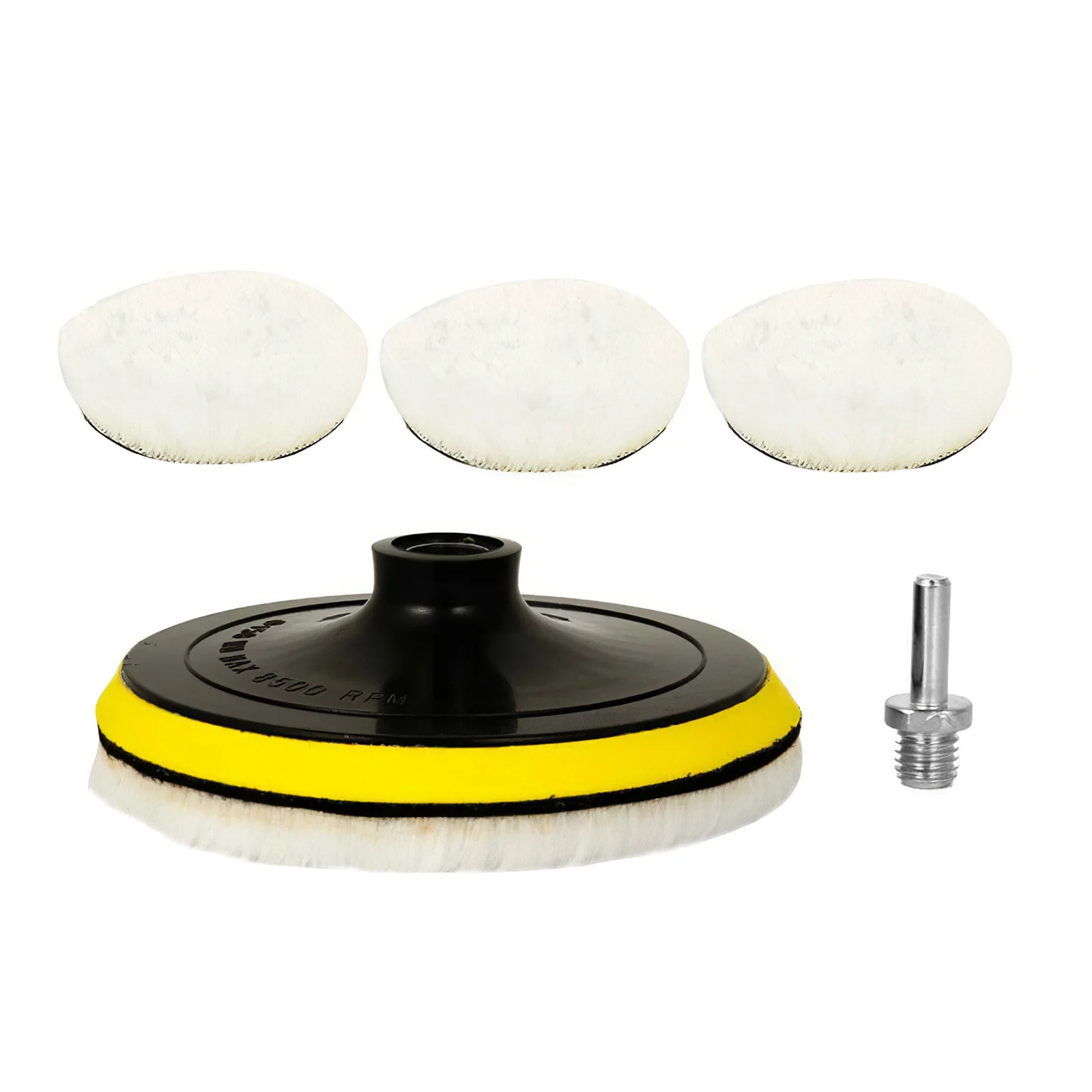 

Car Polishing Pads 5pcs 5inch Buffing Mats Car Beauty Polishing Woolen Wheels For Car Polisher Drill