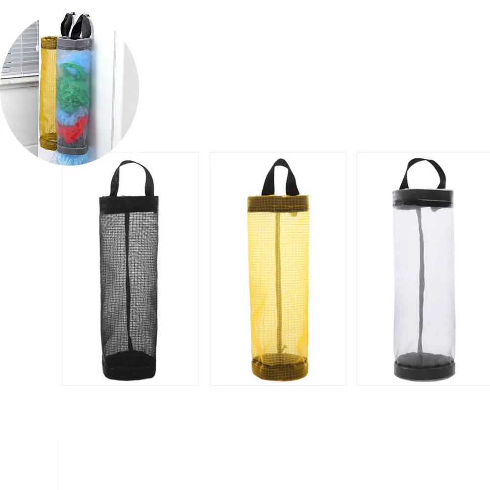 

1pcs Home Grocery Bag Holder Wall Hanging Storage Bag Kitchen Organizer Hanging Bag