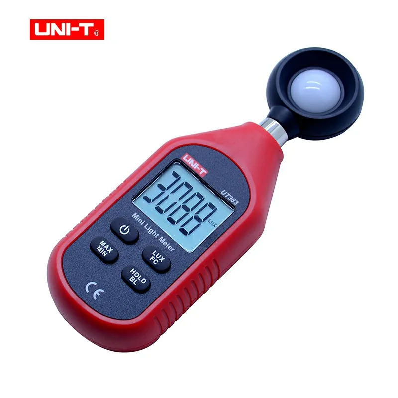 UNI T UT383 мини светильник 200000 люкс цифровой люксовый измеритель яркости LUX Fc тест