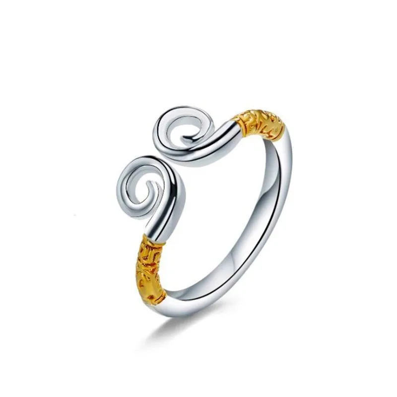 Новые модные оригинальные плотные кольца для влюбленных пар 10000 лет Wukong открытые