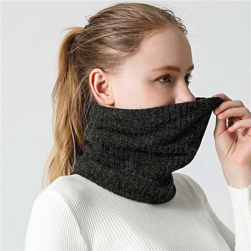 

Nieuwe Winter Sjaal Voor Vrouwen Hals Ringen Mannen Masker Gebreide Cashmere-Achtige Zachte Dikke Warme Sjaals Hoge elasticiteit