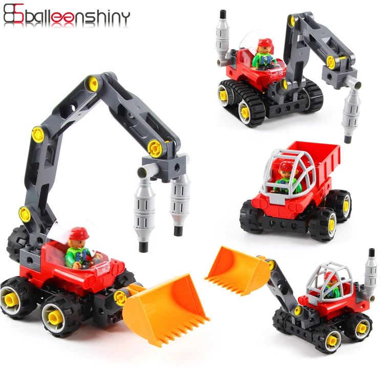 

BalleenShiny DIY Assembled Building Block Toys Child Mechanical Engineering Vehicle Series Creative Tool Educational Toys Gift