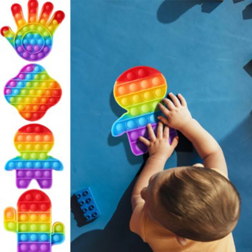 1 шт. пуш ап пузырь сенсорная Непоседа игрушка для аутистов мягкие игрушки снятия