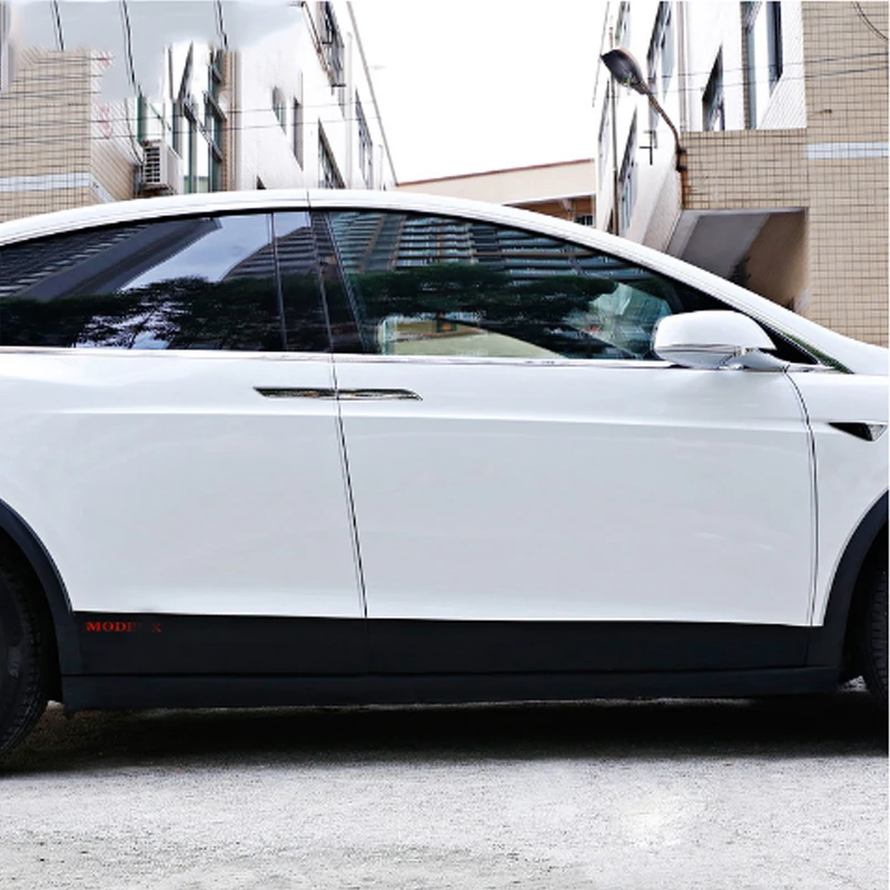 Модификация 4 шт. углеродное волокно текстурная наклейка на корпус Защитная