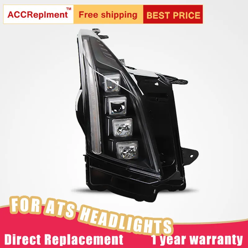 2 шт. светодиодный ные фары для Cadillac ATS 2014-2018 Автомобильные ангельские глазки