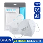 FFP2 маска пятислойная защитная маска против срывов против пыли и смога Быстрая доставка из Испании Польши