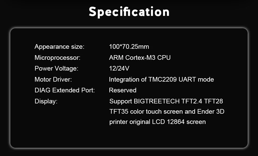 BIQU BIGTREETECH СКР мини E3 32 бит Управление доска Интегральные TMC2209 UART RGB марлина с TFT35 для Ender 3/5 3D-принтеры Запчасти