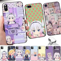 miss kobayashis dragon maid anime phone case for iphone 13 11 12 13 mini pro xs max 8 7 6 6s plus x 5s se 2020 xr case