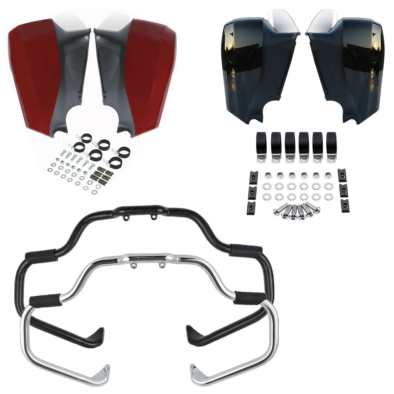 Мотоцикл усы защита двигателя бар нижний обтекатель комплект для индийского