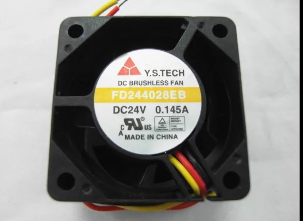 Y. s. Tech вентилятор преобразователя FD244028EB 24 в специальный осевой потока для