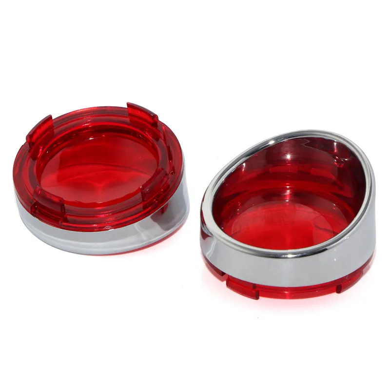 2x поворотные сигнальные огни козырьки крышки объектива мотоцикла для Harley Dyna Fatboy