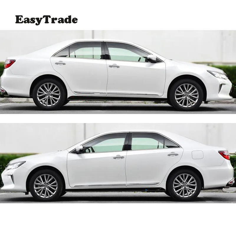 Автомобильная наклейка боковая дверь молдинги отделка линия гарнир протектор