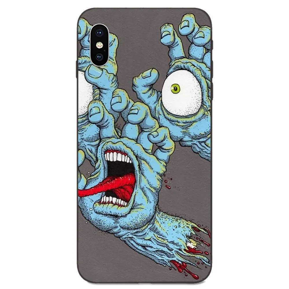 Роскошный модный чехол для телефона скейтборд Санта-Круз Apple iPhone 11 X XS Max XR Pro 4 6 6S 7 8