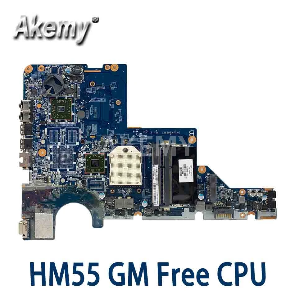 CQ42 материнская плата для HP 595184 001 CQ62 G42 G62 ноутбука DDR3 HM55 GM Бесплатный