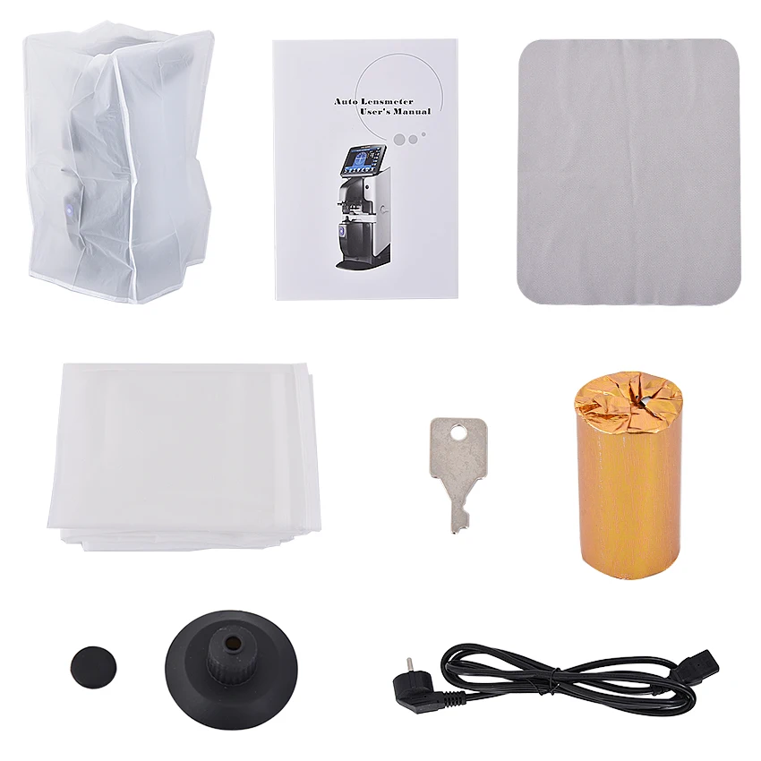 

1PC New Digital Auto Focimeter JD2600A check-chip device Lens Meter 7'' LCD Touch Screen PD UV Printer AC 200V-240V