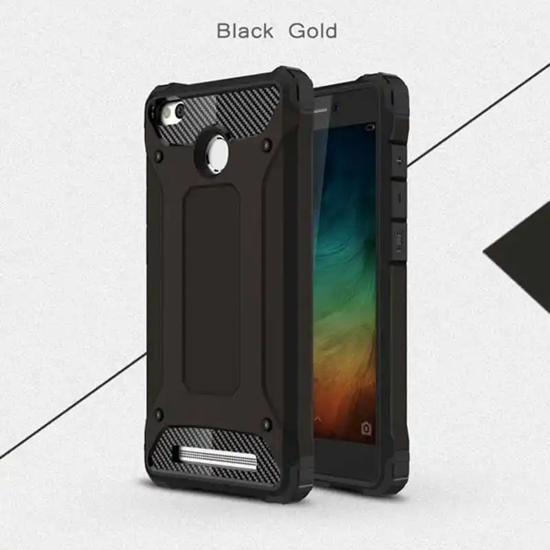 Mokoemi железная Броня ударопрочная 5," для Xiaomi Redmi 3s чехол для Xiaomi Redmi 3s чехол для сотового телефона - Цвет: Black