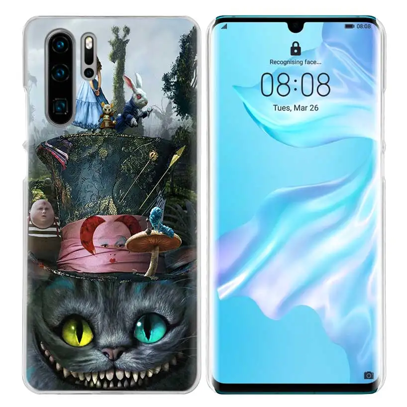 Чехол Alice in Wonderland для huawei mate 30 20 10 P20 P30 Lite Pro P Smart Y9 Prime Honor 8A 8X 10i PC Чехлы для телефона