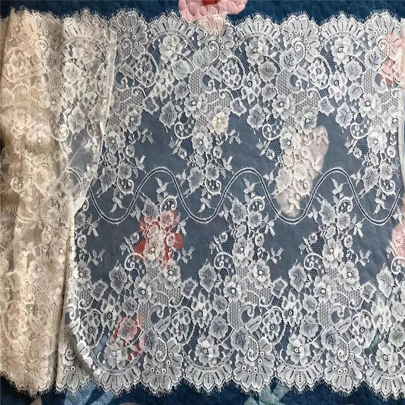 

African Lace Fabric 2021 Eyelash Clothing Lace Wedding Dress Lace Fabrics For Sewing