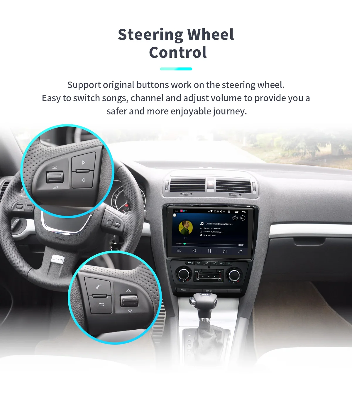 1" экран Android 2008 стерео для Skoda Octavia A5 2010 2011 2012 2013 автомобильный Радио Мультимедиа Видео плеер навигация gps