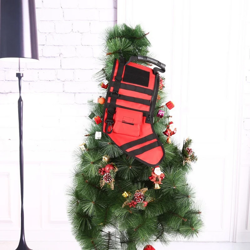

Tactics MOLLE Christmas Stocking Bag Christmas Gift Bag Xmas Stocking Hanging Decoration Xmas Gift Bag Sock Gift Bag Xmas Socks