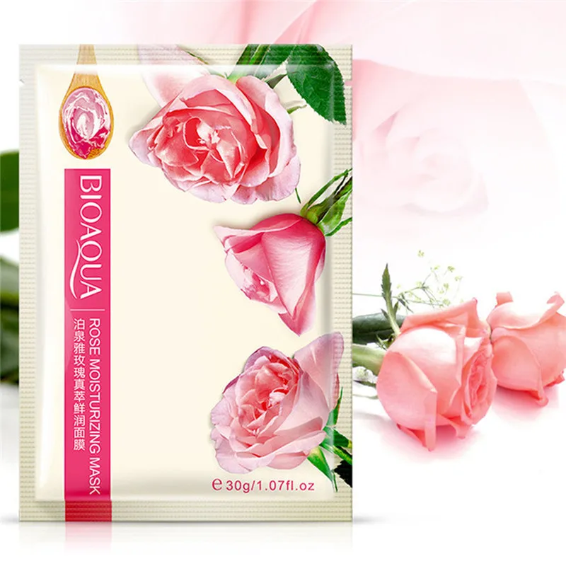 Увлажняющая маска для лица с розовым медом и лимоном питательная женщин