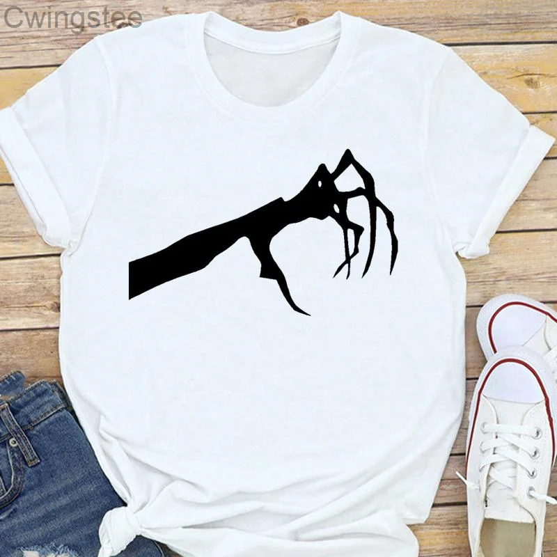 

Happy Halloween 90s Funny Scary Thanksgiving Print Women Cartoon Female Fall Autumn 90s T-Shirt Tops Tshirt Graphic Tees
