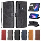 Чехол-книжка для Xiaomi Redmi Note 8 2021, кожаный, с отделением-бумажником