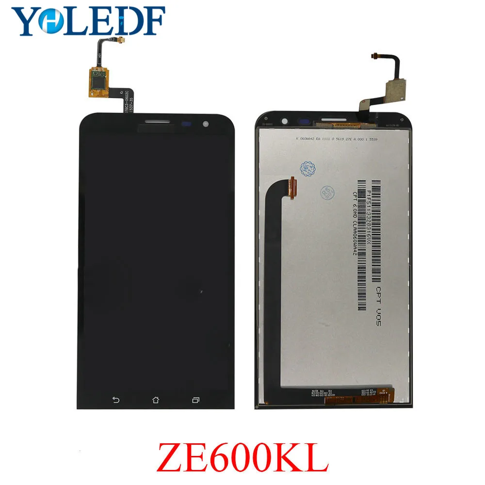 ЖК для ASUS Zenfone 2 лазерный дисплей ZE600KL Z00MD Матрица + дигитайзер панель сенсорного