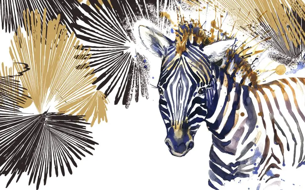 Украшение занавеска 3D животное гостиная спальня Конференц-зал гостиницы