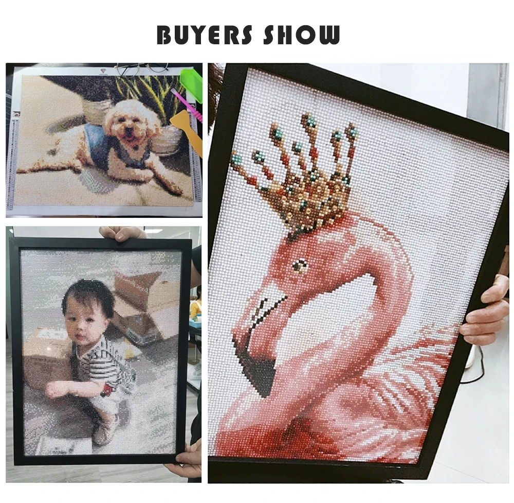 

DIY 5D Diamond Painting Full Square/Round Animal Diamond Embroidered Wolf Cross Stitch Mosaic Kit Bedroom Decoration