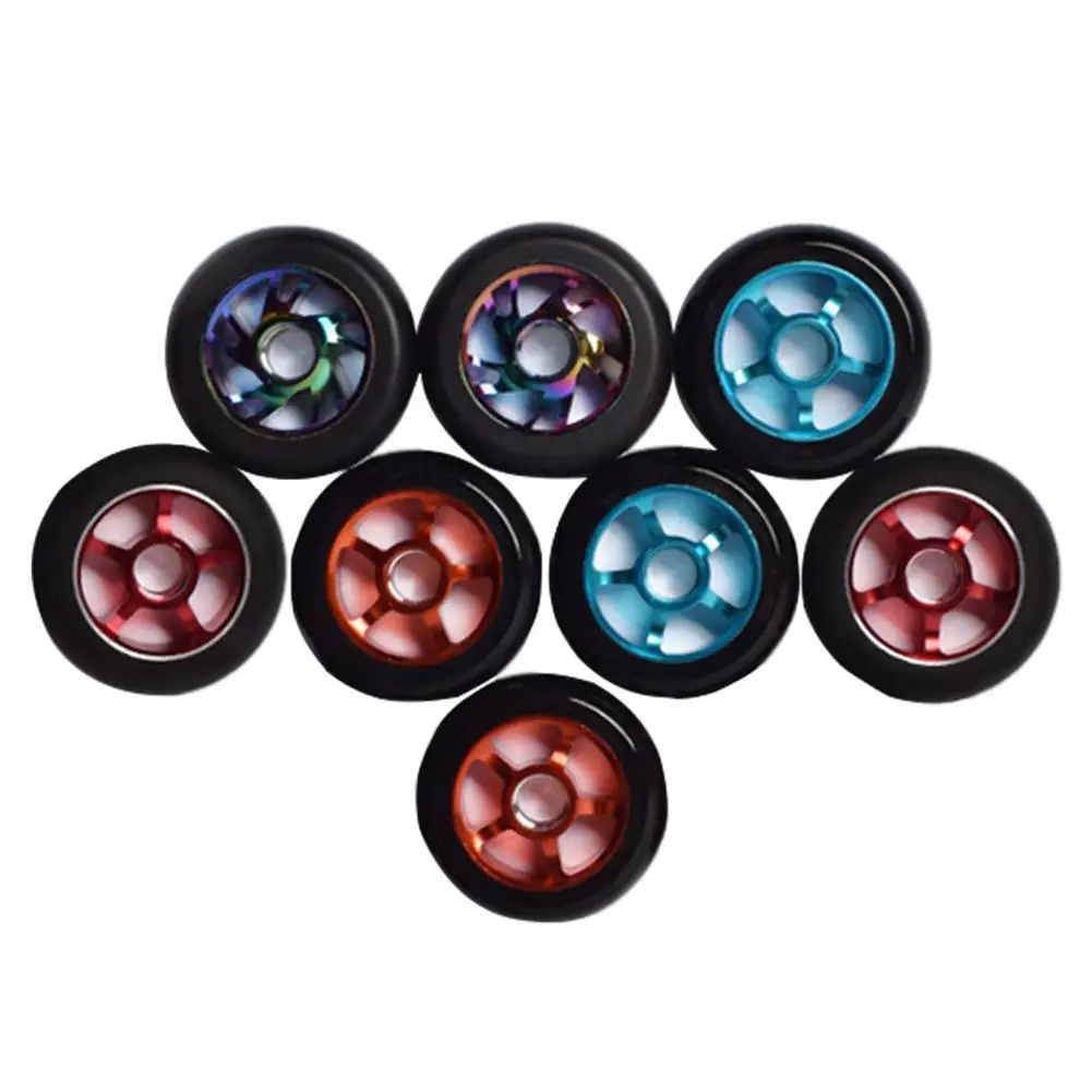 

Roller Skate Wheels Aluminum Alloy Speed Skating Wheels Replace Blading Wheel 90A Hardnes For Indoor Outdoor Asphalt Road