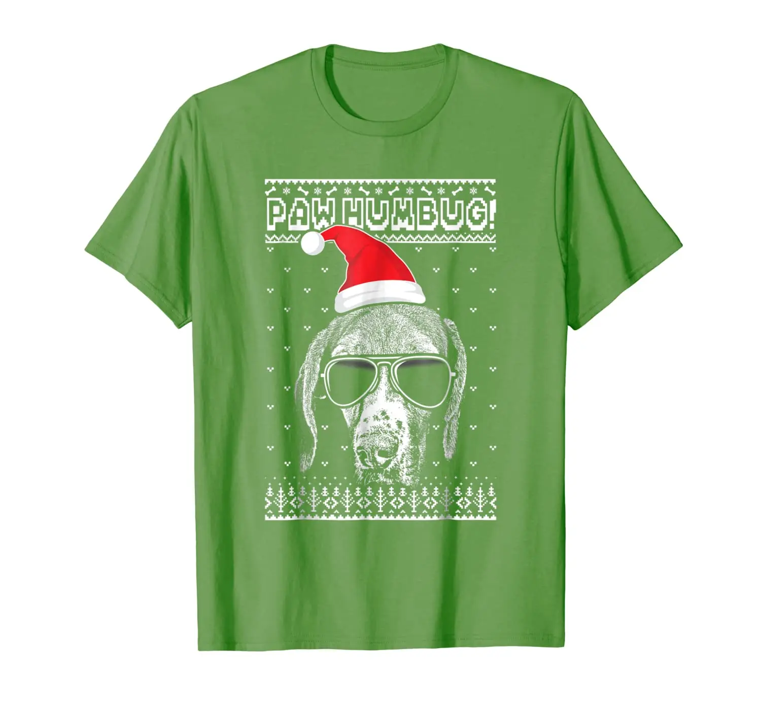 

Paw Humbug Funny English Coonhound Anti Xmas T-Shirt