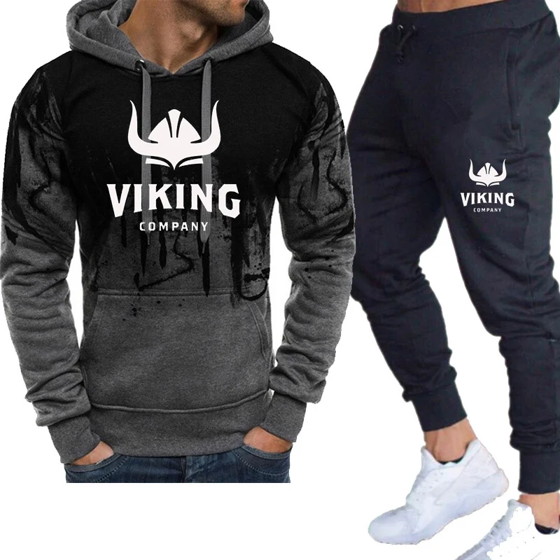 

Men And Women Couples Thin Sport Suits New Spring And Autumn Fashion Men's Large Size Loose Casual Sweater And Two-Piece Pants