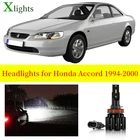 Xlights лампочки для Honda Accord 1994 1995 1996 1997 1998 1999 2000 Светодиодные фары автомобиля Ближний дальний свет Canbus без ошибок Фара Авто Лампа 12 В 24 В Белый 6000 К 8000LM Головные фары Аксессуары Часть
