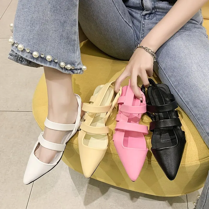 

Pointed Sandals Pumps Female Sexy High Heels Woman Shoes Sandals Women Summer New Fashion Women's Sandals 2021