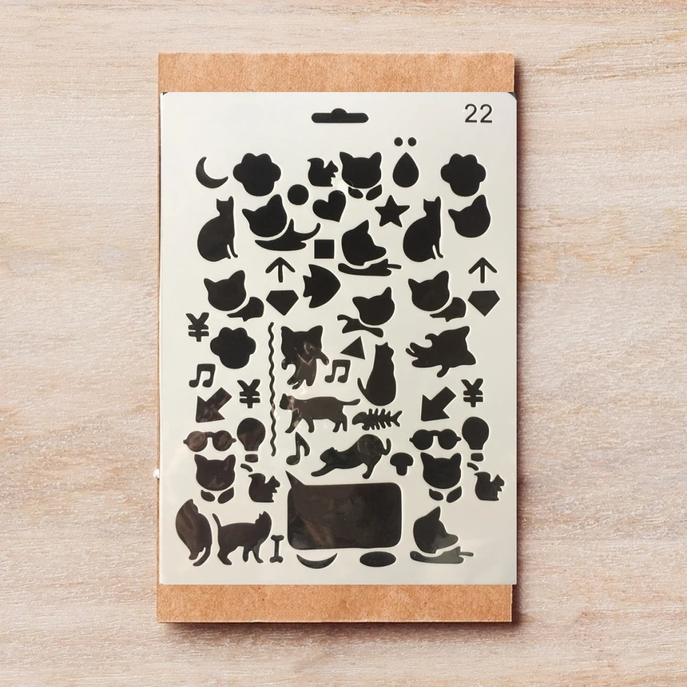 

26*18cm Cat Meow DIY Layering Stencils Painting Scrapbook Coloring Embossing Album Decorative Template