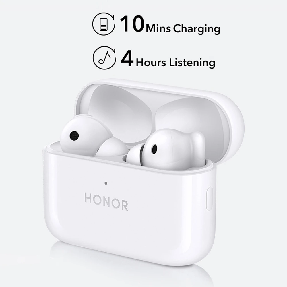 honor earbuds 2 lite global version active noise cancellation true wireless headphone tws headsets anc bluetooth 5 2 earphones free global shipping