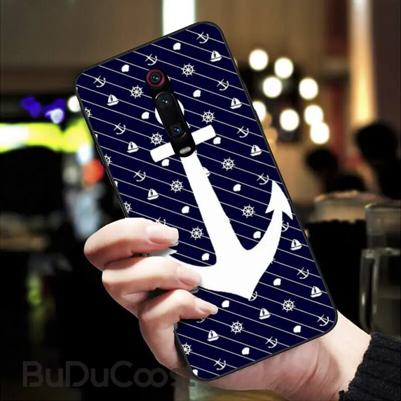Ченел парусник якорь мягкий чехол для мобильного телефона Xiaomi Redmi8 4X 6A 9 8A Redmi 5 5Plus