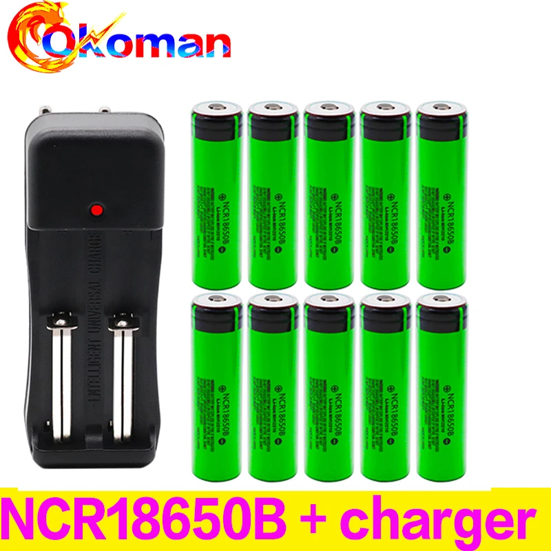 100% Новый оригинальный B 3 7 v 3400mah 18650 литиевая аккумуляторная батарея для